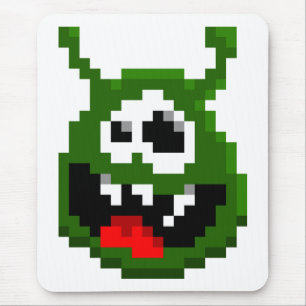 Groene monster - Pixel Art Muismat