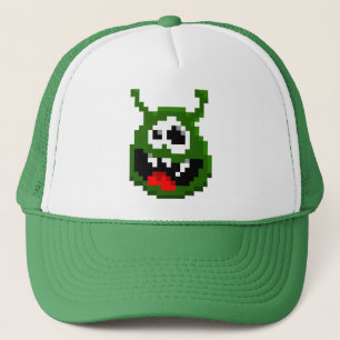 Groene monster - Pixel Art Trucker Pet