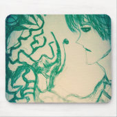 groene Monster proberen kitsune te overtuigen Muismat (Voorkant)