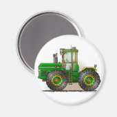 Groene Monster Tractor Magneten (Voorkant / Achterkant)
