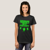 Groene monsters t-shirt (Voorkant volledig)