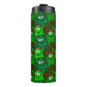 Groene monsters thermosbeker (Voorkant)