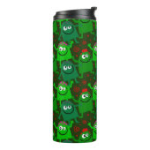 Groene monsters thermosbeker (Gedraaid links)