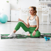 groene monsters yogamat