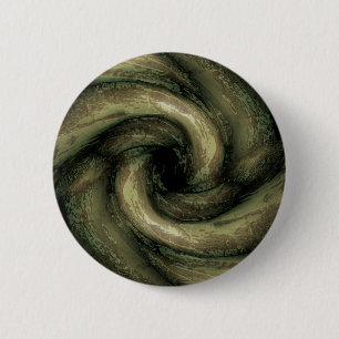 Groene monstertentakels ronde button 5,7 cm