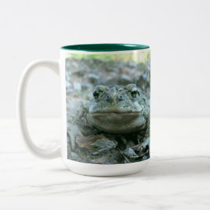 Groene Montana Toad Amphibian LG Mok Twee toonaang