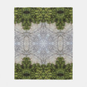 Groene Mos & Natuur Earth Art Fleece Deken (Voorkant)