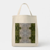 Groene Mos & Natuur Earth Art Tote Bag (Achterkant)