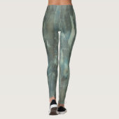 Groene mossy kwarts leggings (Achterkant)