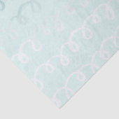 Groene Munt Squiggle Ombre Tissuepapier (Detail)