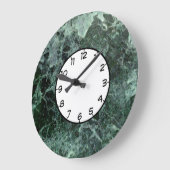 groene muurklok grote klok (Hoek)