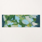 Groene Natuur Abstract Expressionisme Yogamat (Voorkant (horizontaal))