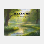 Groene Natuur Landschapskunst Deurmat (Voorkant)