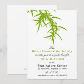 Groene Natuur Voordeel Uitnodiging (Voorkant / Achterkant)