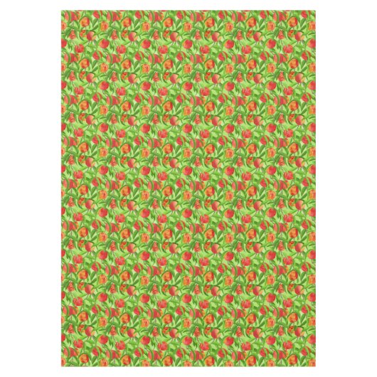 Groene nectarines tafelkleed (Voorkant)