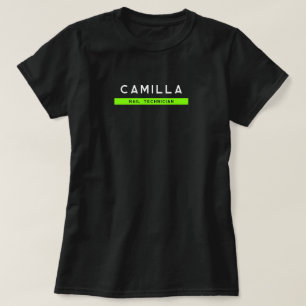 Groene Neon Nail Salon & Technician T-shirt