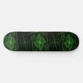 Groene Nexus Custom Signature Pro Slider Board Skateboard (Horizontaal)