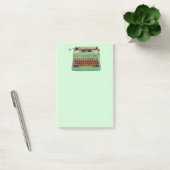 Groene notitie voor schrijfmachines post-it® notes (Kantoor)