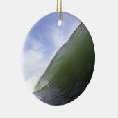 Groene oceaansurfgolf keramisch ornament (Rechts)