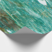Groene of Emerald Marble textuurachtergrond Cadeaupapier (Hoek)
