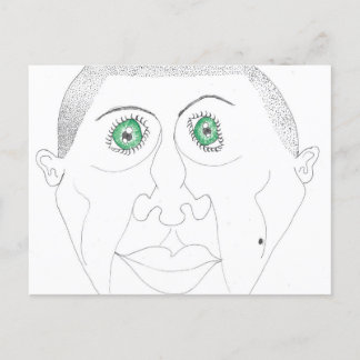 Groene ogen feestdagenkaart