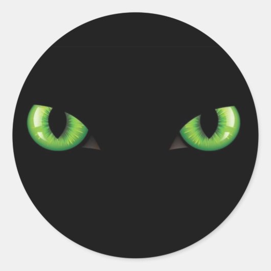 Groene ogen sticker (Voorkant)