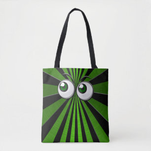 groene ogen tote bag