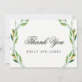 Groene olievlek bedankt kaarten