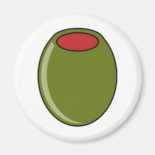 Groene olijf magneet