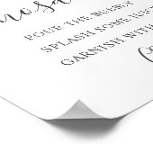 Groene Olijf Mimosa Bar Poster (Hoek)