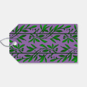 Groene olijfbladeren op maat zeep Labels Cadeaulabel (Achterkant Horizontaal)