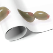 Groene olijven cadeaupapier (Rol Hoek)