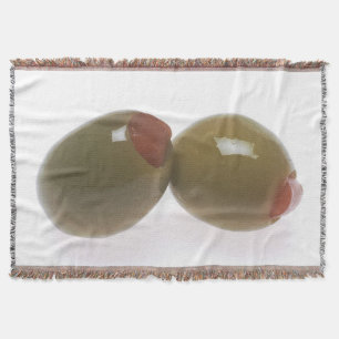 Groene olijven deken