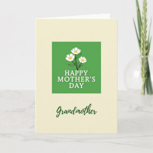 Groene oma-dagkaart kaart