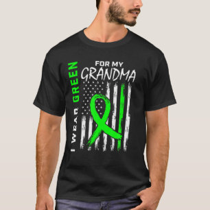 Groene oma Nieren Ziekte Cerebral Palsy Awaren T-shirt