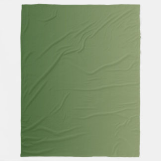 Groene ombre fleece deken