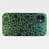 Groene Ombre Giraffe Print Case-Mate iPhone Case (Achterkant (horizontaal))