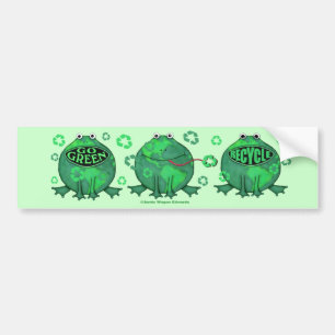 Groene omgeving op de Aarde T-Hemden Bumpersticker