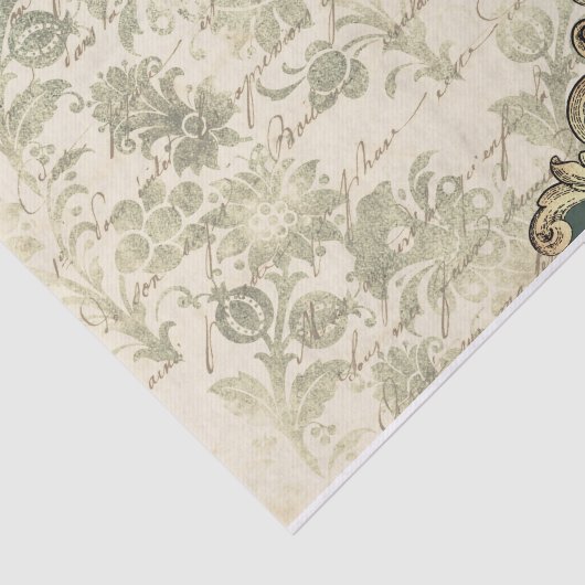 groene ontkoppeling tissuepapier (Detail)