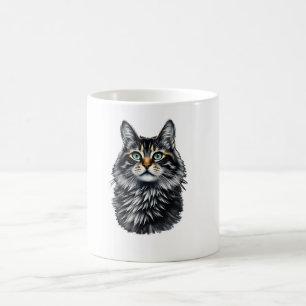 Groene Oog Kat Koffiemok