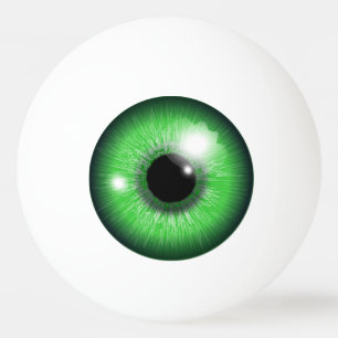 Groene Oog Pingpongbal Pingpongballen