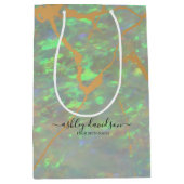 Groene Opal Winkel Cadeautas (Voorkant)