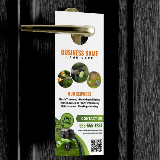 Groene, Oranje Lawn Care Landscaping Mowing Servic