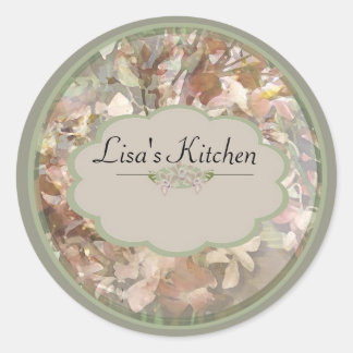 Groene Orchideeën Spice potje labels