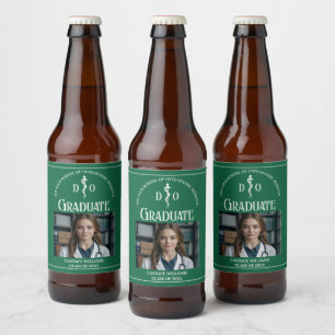 Groene Osteopathische Medische School Graduation P Bier Etiket