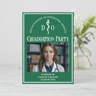 Groene Osteopathische Medische School Graduation P Kaart