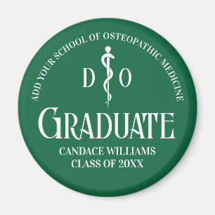 Groene Osteopathische Medische School Graduation P Magneet