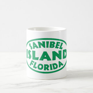 groene oval van het eiland Florida Koffiemok