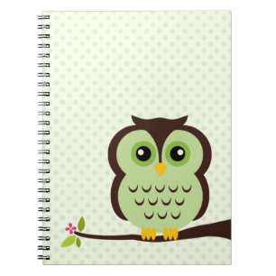 Groene Owl Notitieboek