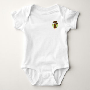 Groene Owl Romper